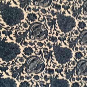 P Kaufman Batik Pomegranate OUTDOOR Designer Fabric Remnant